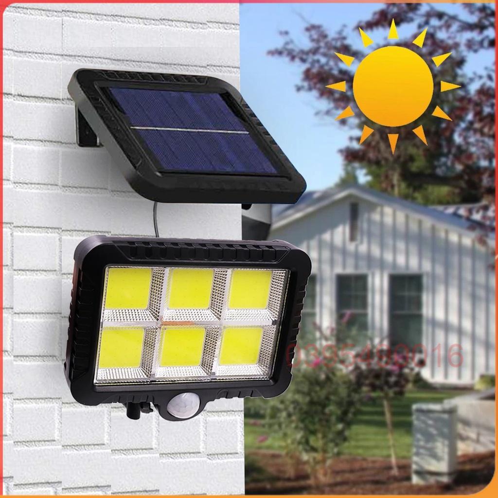 Đèn năng lượng mặt trời solar light mini Cao Cấp F120 COB Đèn Led có điều khiển cảm biến hồng ngoại chuyển động