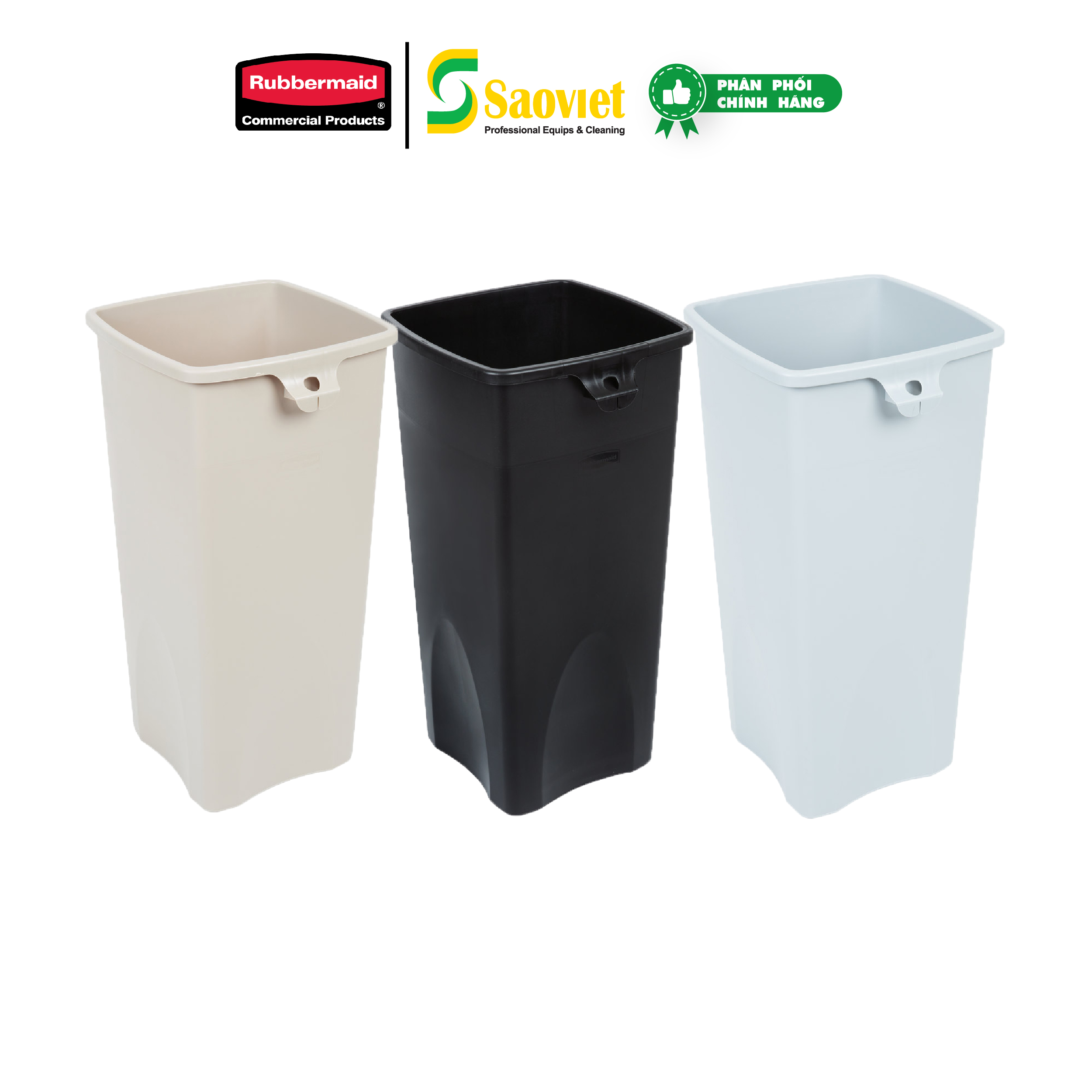 Thùng Rác Văn Phòng Cao Cấp RUBBERMAID (CHÍNH HÃNG) - SKU: FG356988 | SAOVIETCO