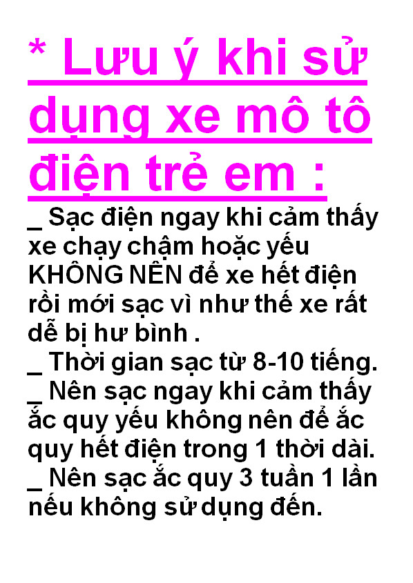 XE MÔ TÔ ĐIỆN 9802A CHO BÉ ( GIAO MÀU NGẪU NHIÊN )