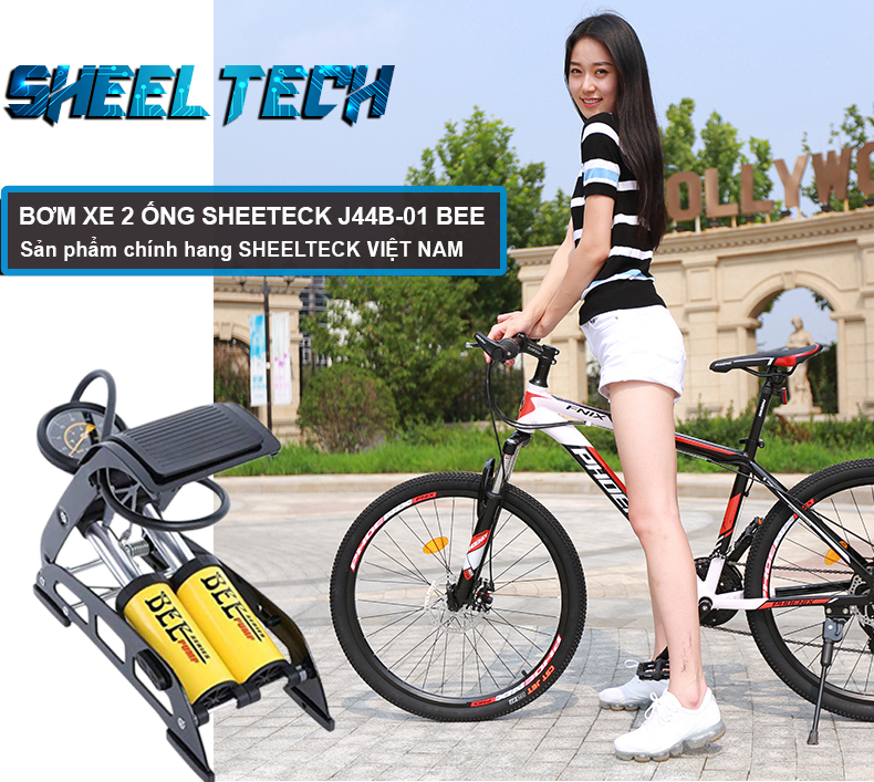 Bơm xe hai ống SHEELTECH