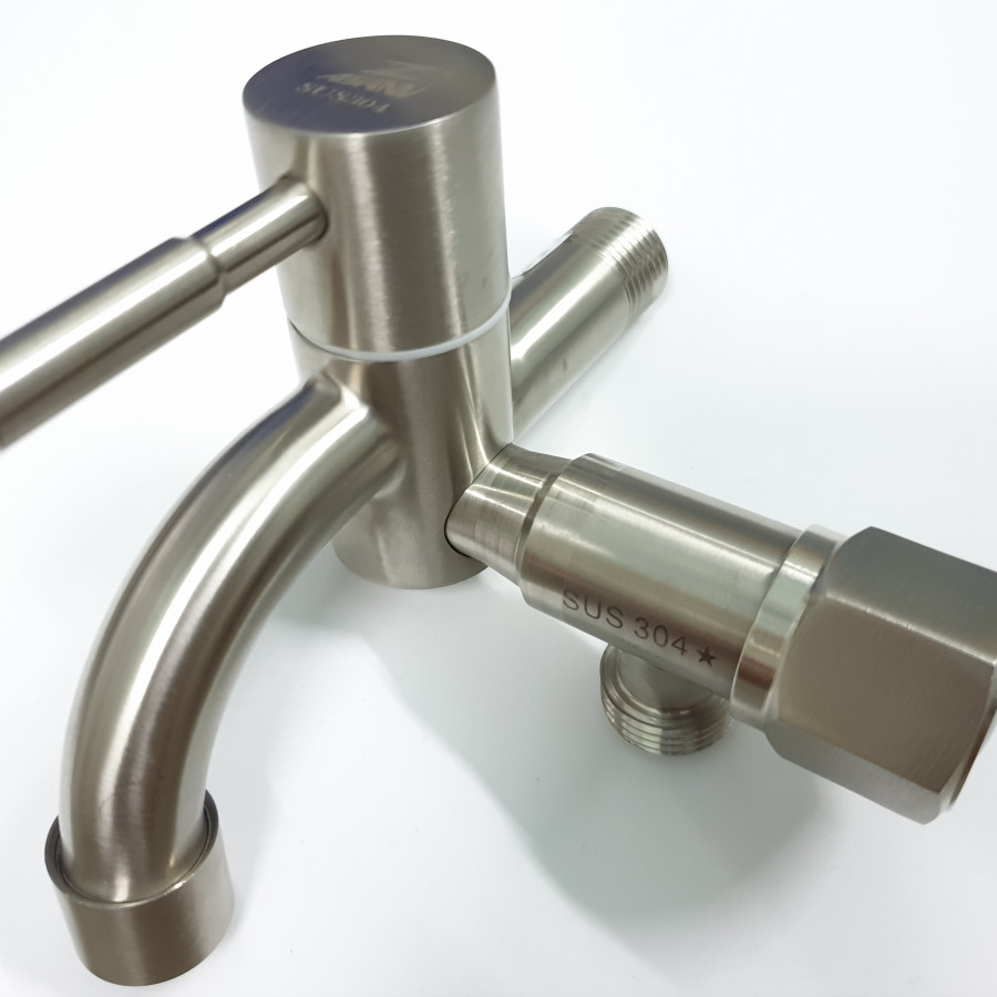 Vòi sen tắm inox SUS304_Củ Sen Lạnh_ Vòi sen tắm nước lạnh_ SUS 304_Vòi củ sen lạnh