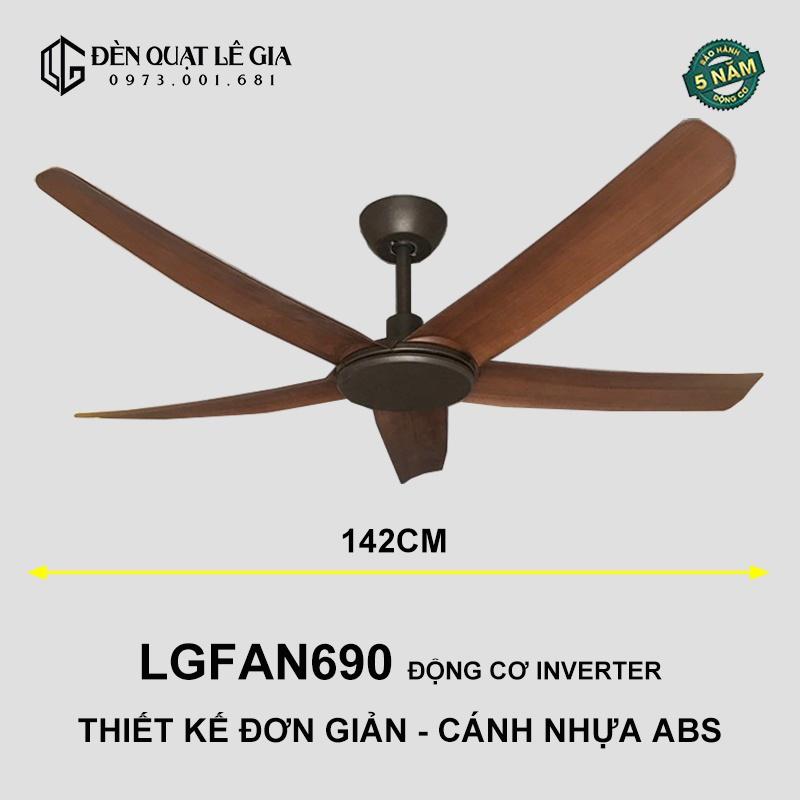 Quạt Trần Chung Cư LGFAN690 | Quạt Trần Hiện Đại