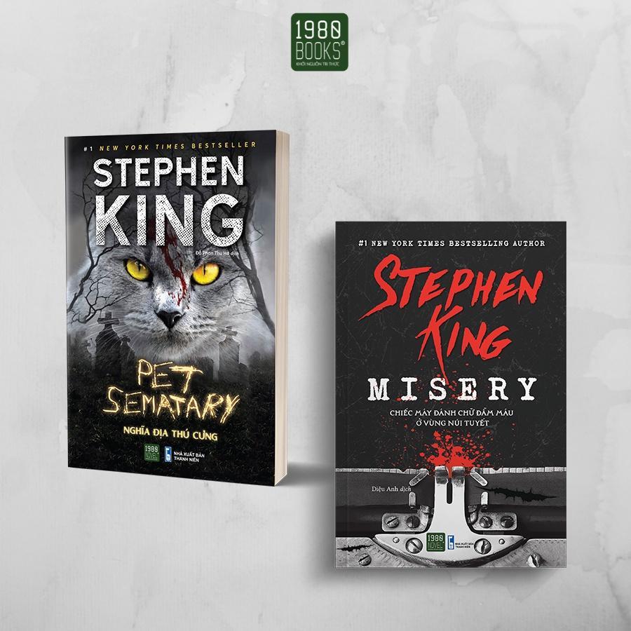 Combo Stephen King ( Misery + Nghĩa địa thú cưng ) - Bản Quyền