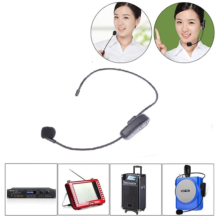 Micro trợ giảng không dây kết nối 2.4G cho giáo viên, cắm loa kéo, loa trợ giảng, âm ly *MIC THAY ĐỔI TẦNG SỐ TỰ ĐỘNG TRÁNH TRÙNG SÓNG* - hàng chính hãng