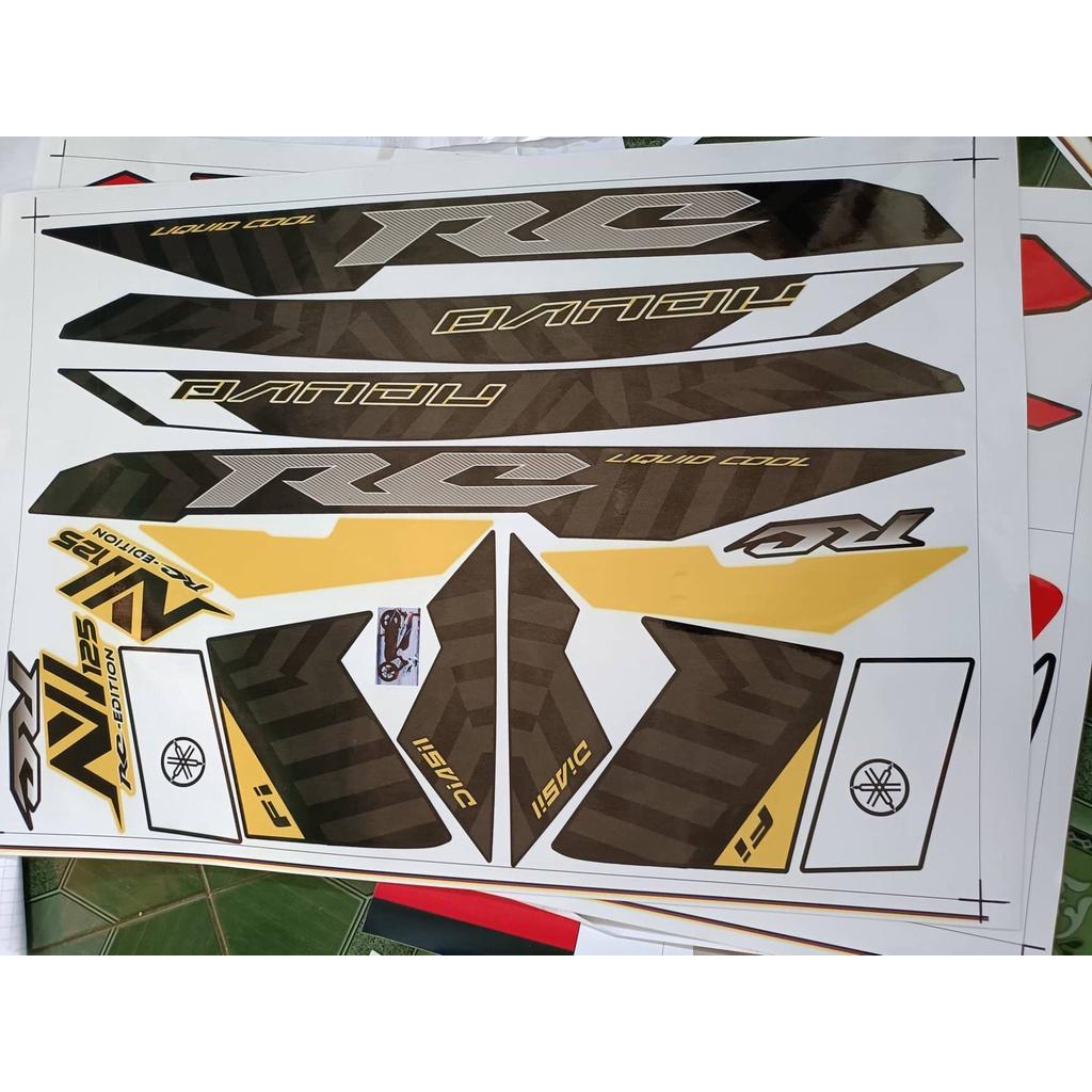 Tem rời nouvo 6 rc vàng đen
