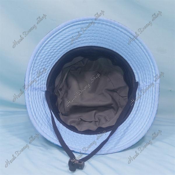 Nón tai bèo đi biển, mũ bucket trẻ em 3-5 tuổi size đầu 50-51cm vành nhỏ 5cm - Con Chim