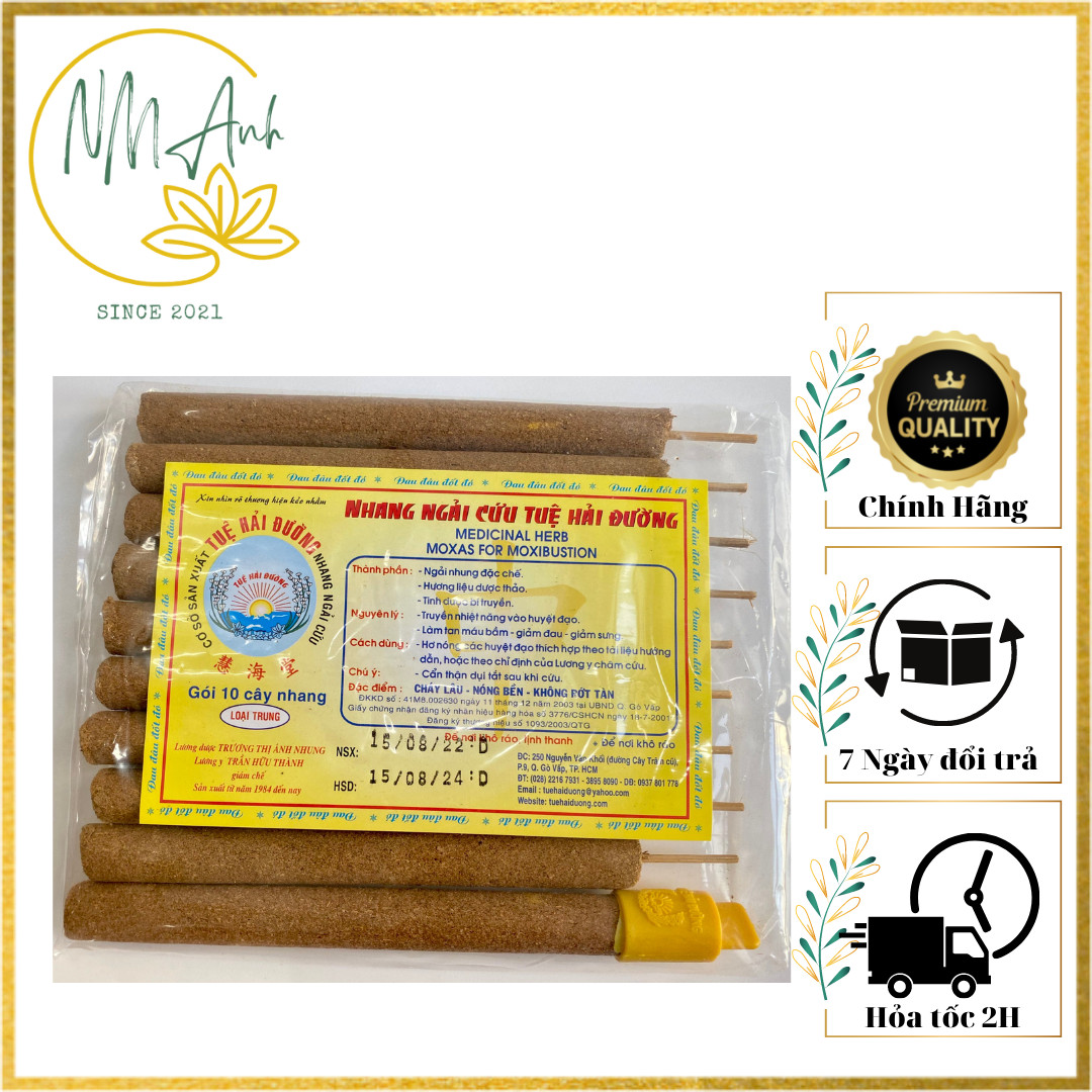 Nhan ngải cứu cỡ trung 10 cây - Hàng loại 1 - Tốt cho sức khỏe mỗi ngày