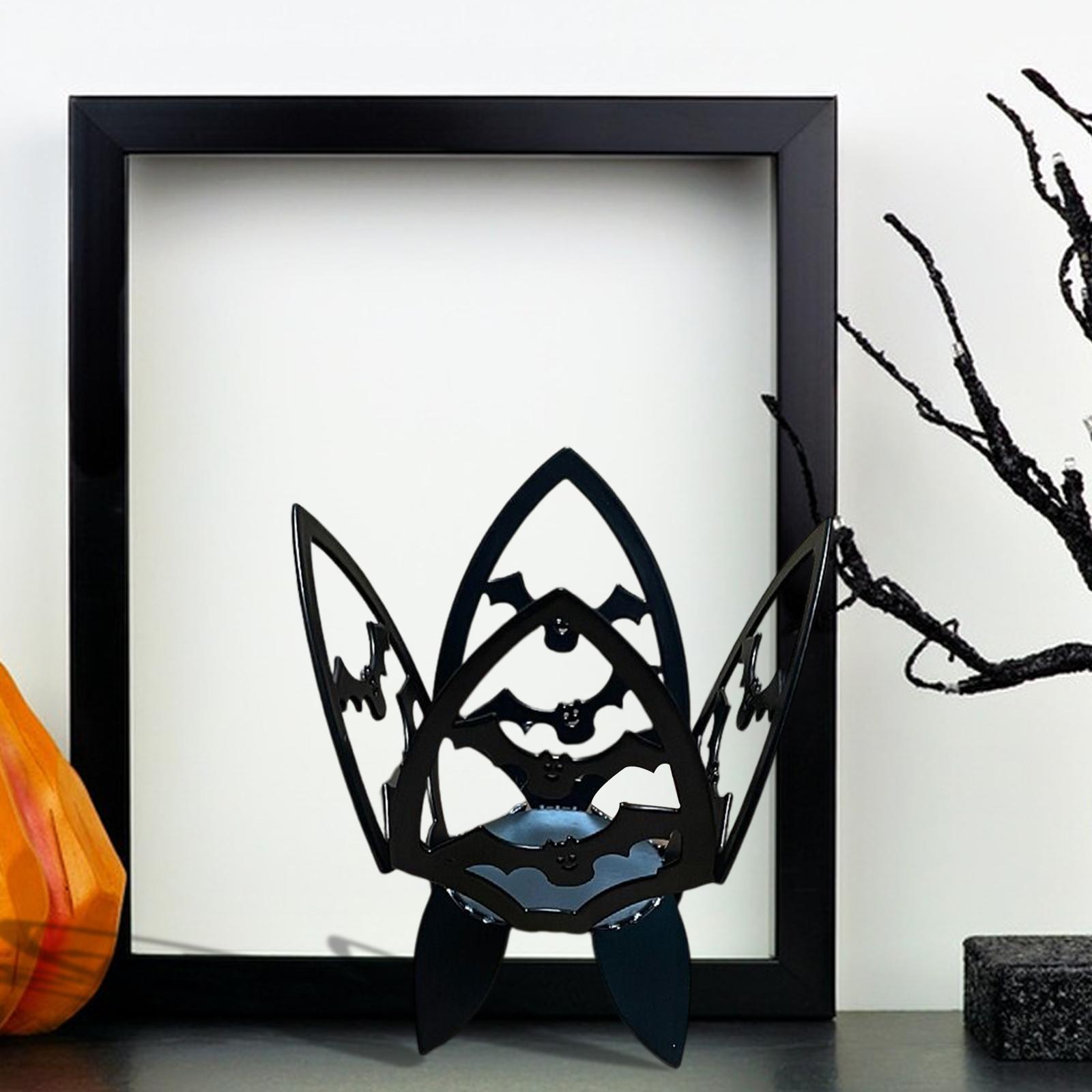 Halloween Candle Holder Tea Light Candle Holder Decorative for Photo Props