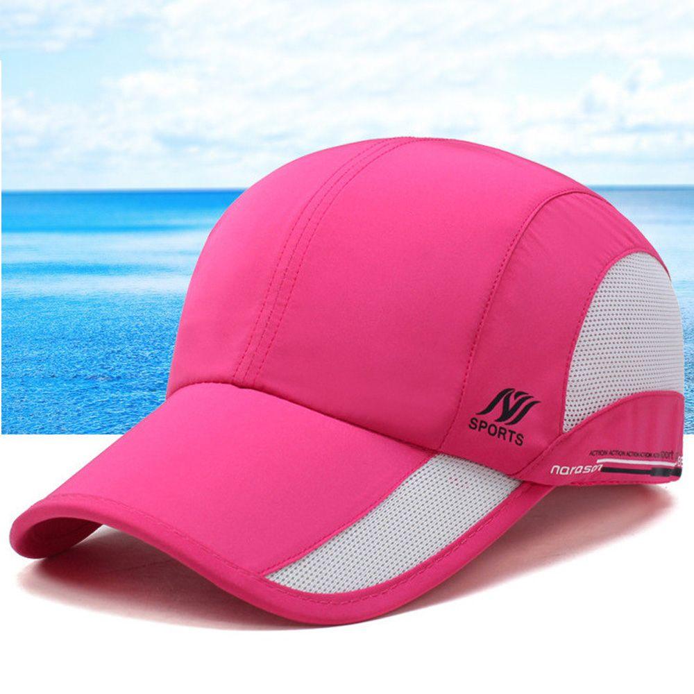 ☆YOLA☆ Women's Fashion Breathable Hat Running Mesh Sport Baseball Cap Waterproof Men Outdoor Quick-drying Sun Visor/Multicolor