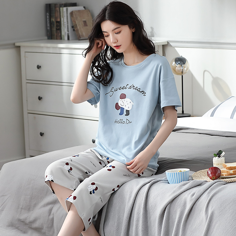 Đồ mặc nhà quần lửng COTTON 5007