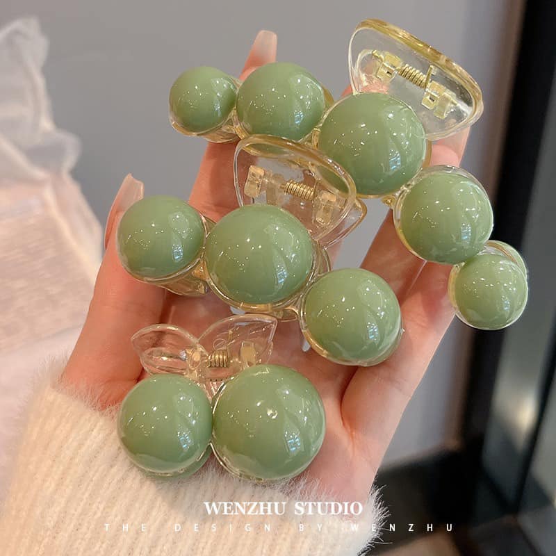 SET 3 KẸP TÓC ĐÁ XANH PHONG CÁCH DỊU DÀNG CHO NỮ