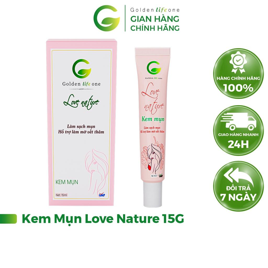 Combo Tẩy Tế Bào Chết Love Nature 100ML Muối Hồng Himalaya + Kem Mụn Love Nature 15G