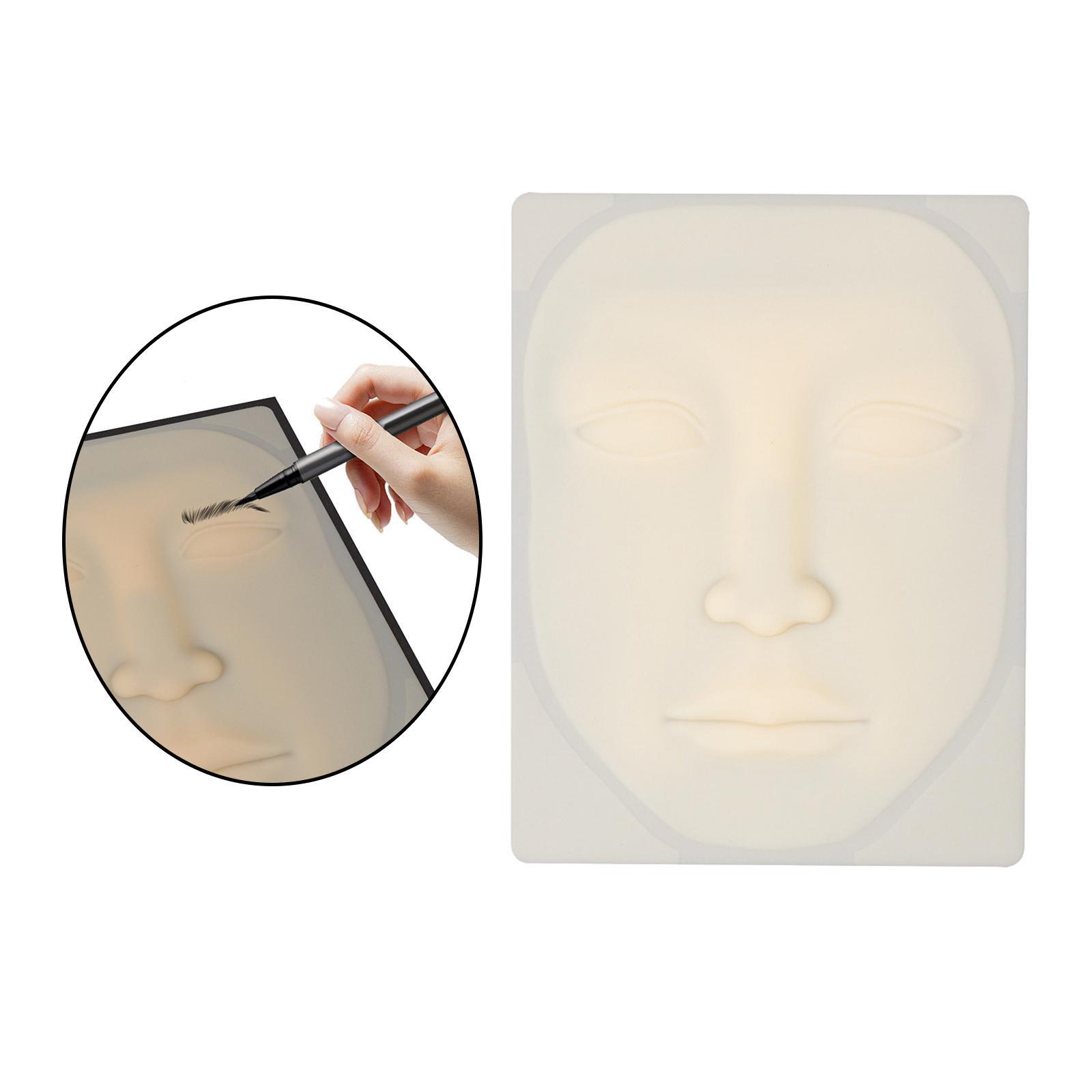 3D Silicone Eyebrow Eyeliner Practice  Makeup for Beautician Novice