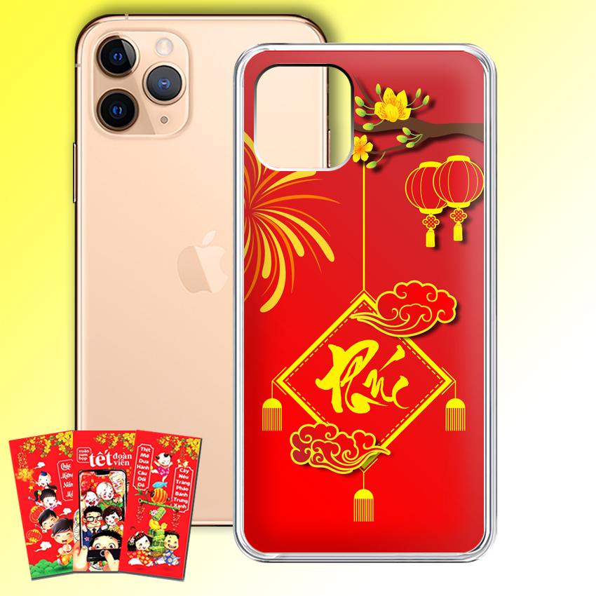 Ốp lưng dẻo cho điện thoại Iphone 11 Pro - 01231 7972 PHUC04 - Tặng bao lì xì Cung Chúc Tân Xuân - Hàng Chính Hãng