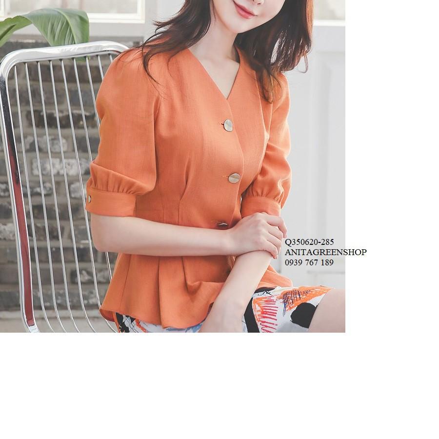 Q350620 ÁO PEPLUM TAY LỠ