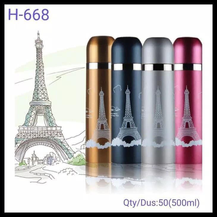 Bình Nước Giữ Nhiệt 500ml Bằng Thép Không Gỉ Cao Cấp