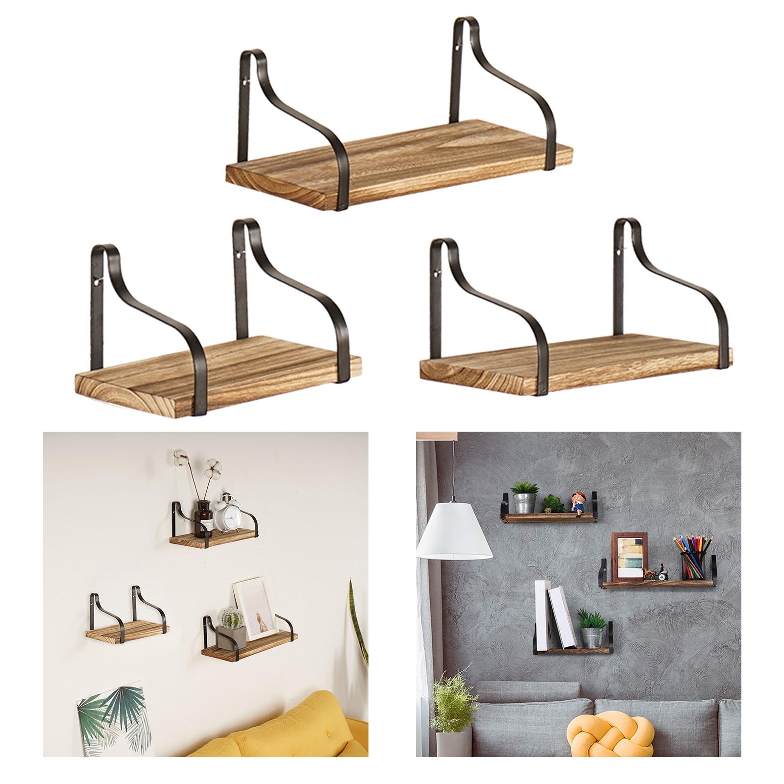 Floating Shelves Household Goods Organizer Wall Mount Floating Wall Shelves