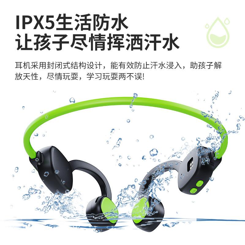 Tai nghe Bluetooth dành cho trẻ em mới thuận lợi nhất dẫn truyền xương không dây không ở trong tai, phù hợp với học sinh nam và nữ Apple Android học trực tuyến