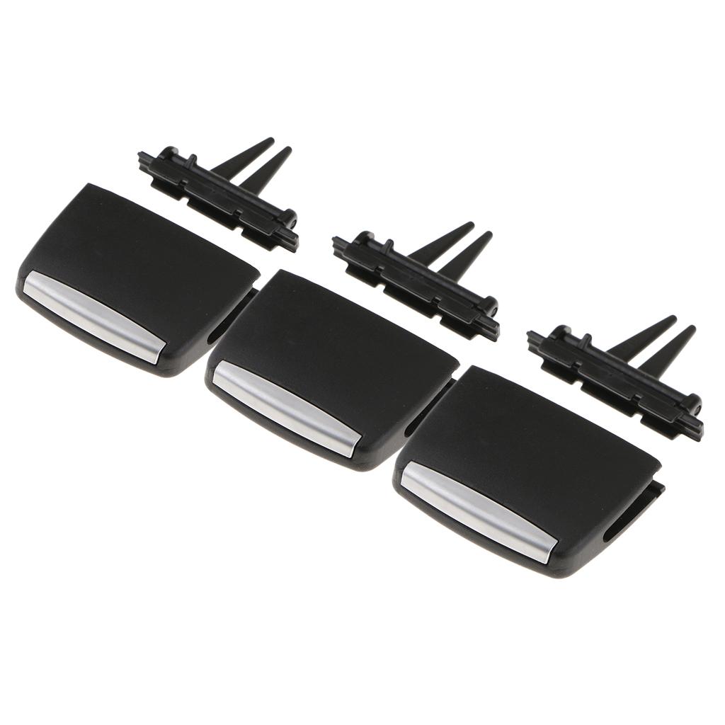 3 Miếng Phía Trước Xe Hơi Điều Hòa Không Khí Thông Hơi Ổ Cắm Tab Kẹp Cho Xe BMW X5 X6
