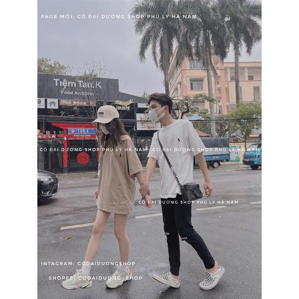 Áo phông thêu ngựa cộc tay