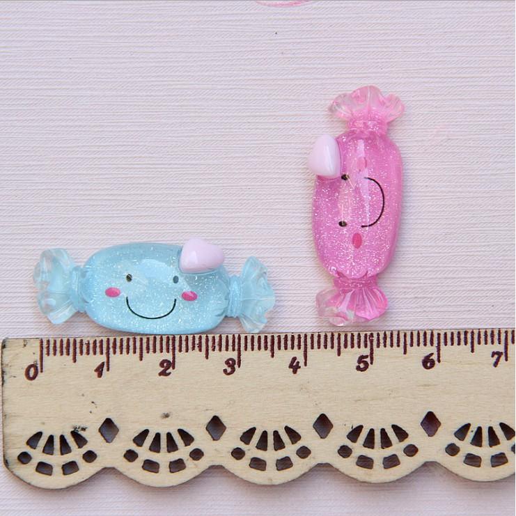 *HN* Charm kẹo nhỏ trong suốt cho các bạn trang trí vỏ điện thoại, DIY