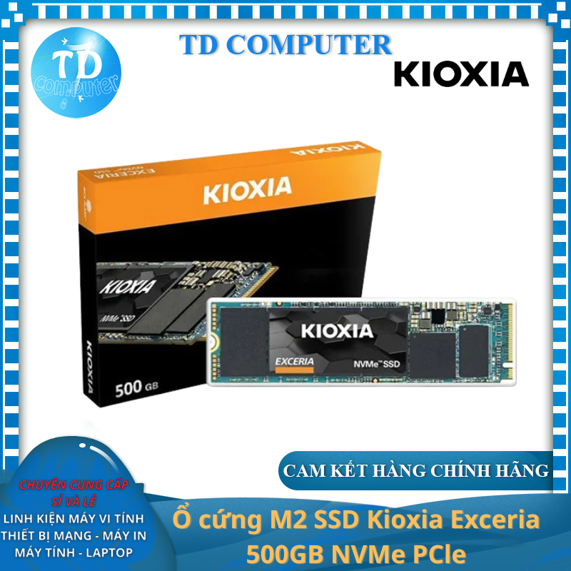 Ổ cứng M2 SSD Kioxia Exceria 500GB NVMe PCle - Hàng chính hãng FPT phân phối