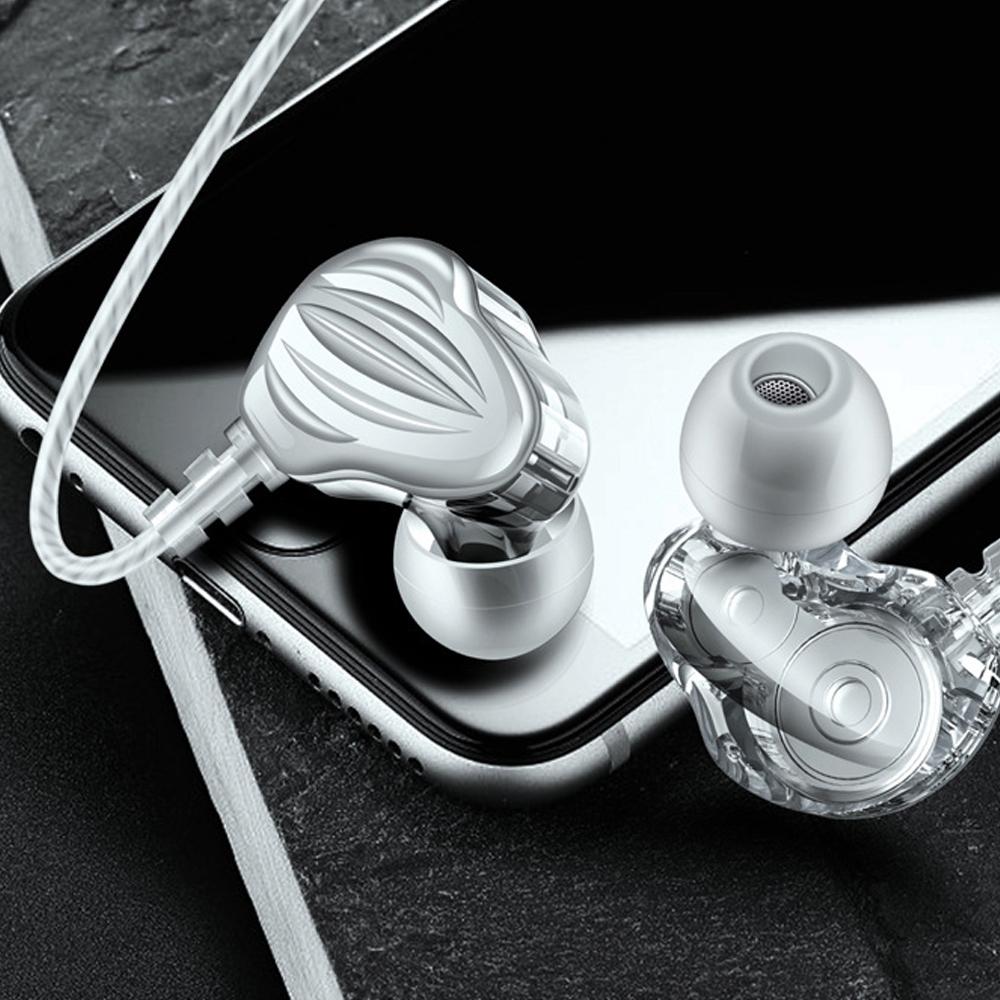 Qkz Ck4-Tai 3.5Mm 6D Tai Nghe 하이파이베이스 Nặng 스테레오 Tai Nghe Chụp 타이 Có 마이크로 Điện Thoại Di Động Âm Nhạc Máy Tính Tai Nghe