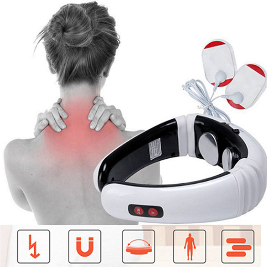 Máy massage cổ 3D cảm ứng xung điện từ