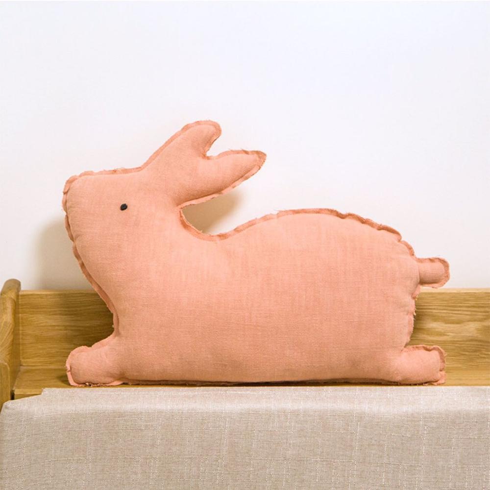 Bắc Âu Động Vật Thỏ Gấu Vỏ Gối Đệm Cho Bé Gái Dành Cho Trẻ Em Bé Plushed Vỏ Gối Đệm Cho Bé Phòng Mầm Non Trang Trí