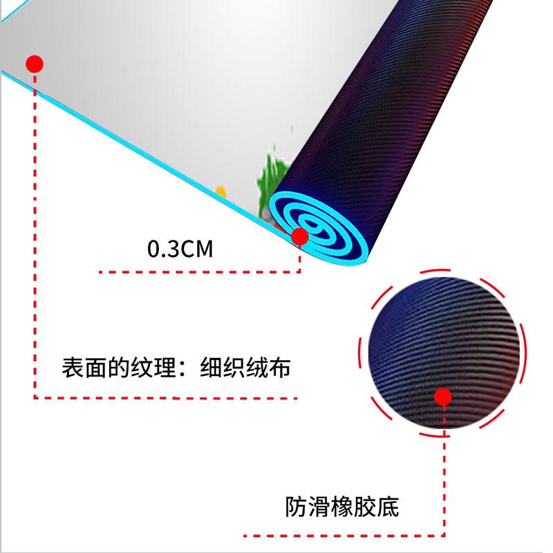 Ưu đãi đặc biệt thương mại điện tử dành cho miếng lót chuột RGB phát sáng đầy màu sắc, sạc không dây, cạnh tranh, văn phòng, bàn làm việc lớn, miếng đệm khóa cạnh
