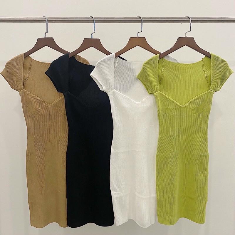 Đầm Ôm Body Chất Len Tăm Xịn Xò