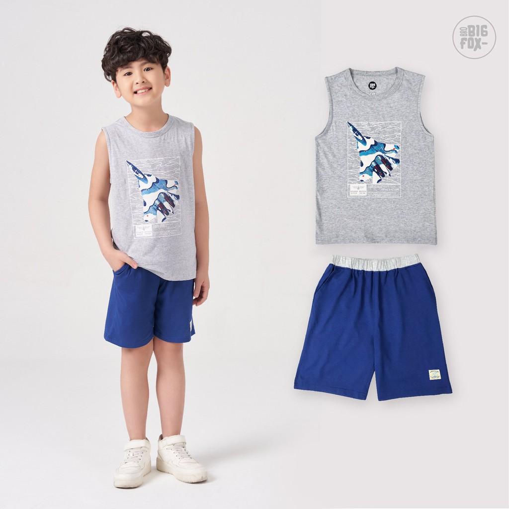 Quần Áo Bé Trai Mùa Hè Bigfox, Bộ Ba Lỗ Trẻ Em Chất Cotton Size Đại, Nhiều Hình Đẹp, Mã Xuất 21