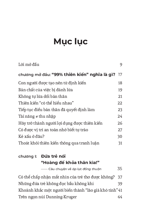 Sách 99% thiên kiến