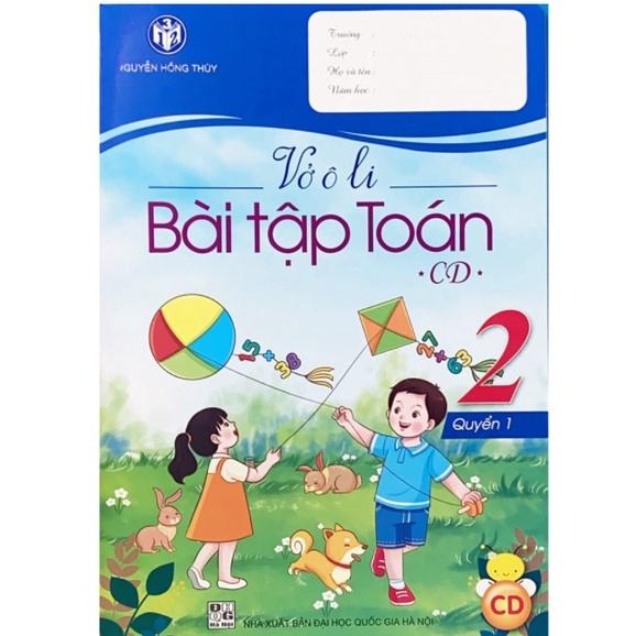 Sách - Vở ô li bài tập toán lớp 2 - Quyển 1