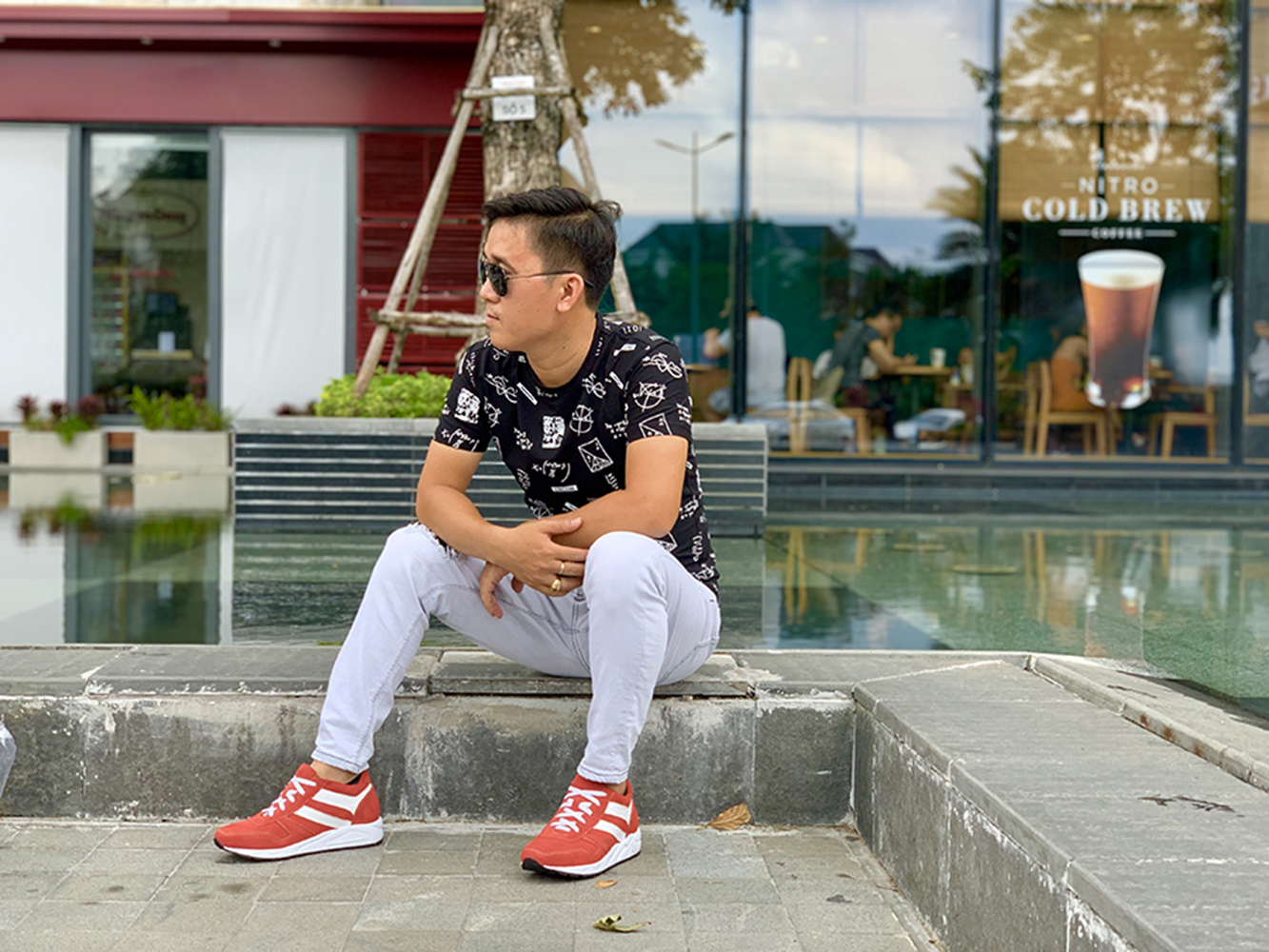GIÀY TĂNG CHIỀU CAO GIÀY CAO DÀNH CHO NAM GIỚI T&TRA T20 DA LỘN ĐỎ - CAO 8CM GIÀY ĐỘN NAM CAO VƯỢT TRỘI