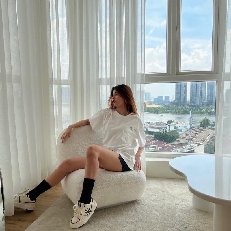 Áo thun ALTHOUGH form unisex, chất vải Cotton 100% thoáng mát, mềm mịn