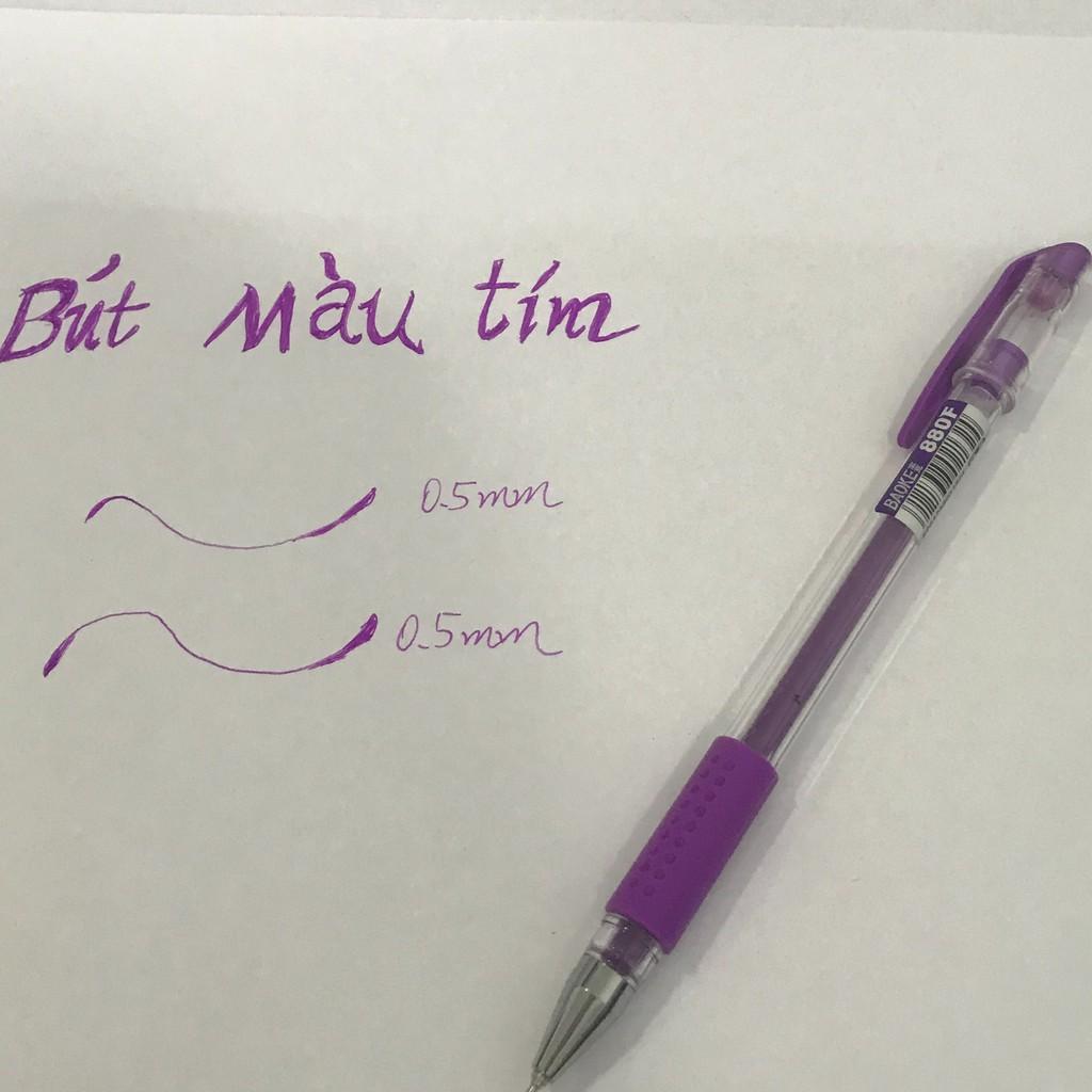 Bút GeL Mực Tím 0.5mm- BAOKE/PC880F