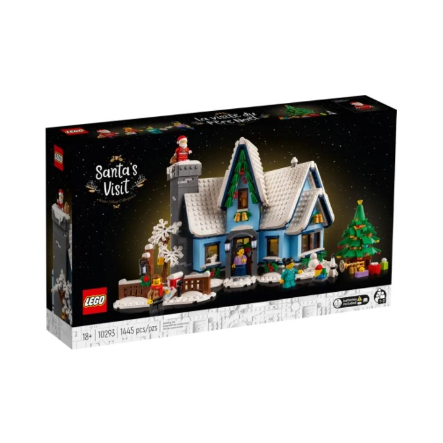 BỘ LẮP RÁP LEGO ADULTS 10293 CHUYẾN GHÉ THĂM CỦA ÔNG GIÀ NOEL