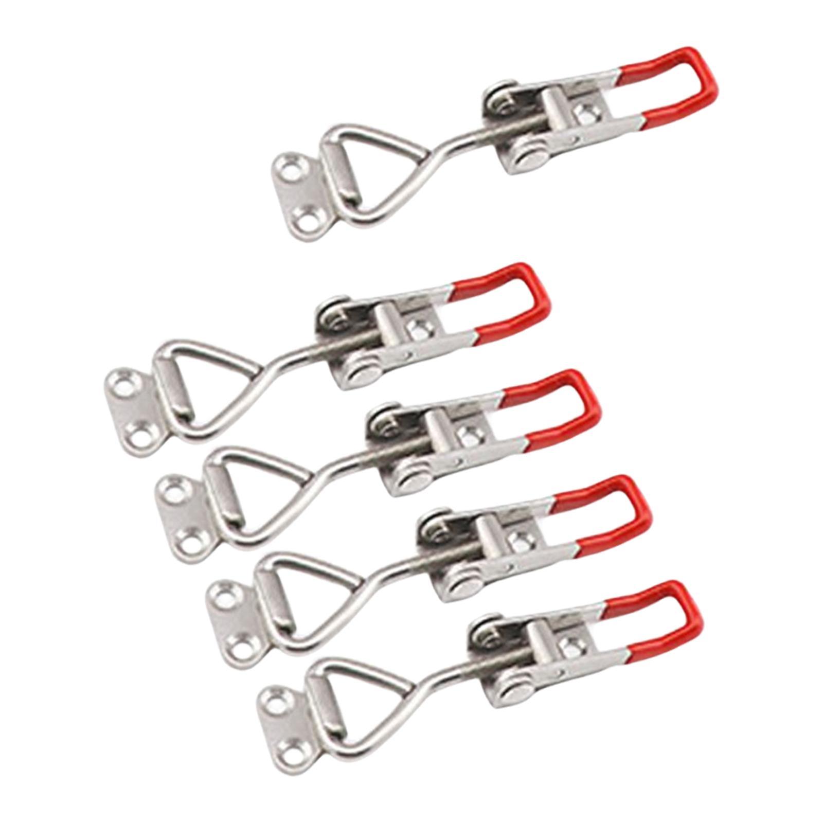 5x Push Pull Action Toggle Clamp Steel Quick Release Slip for Case