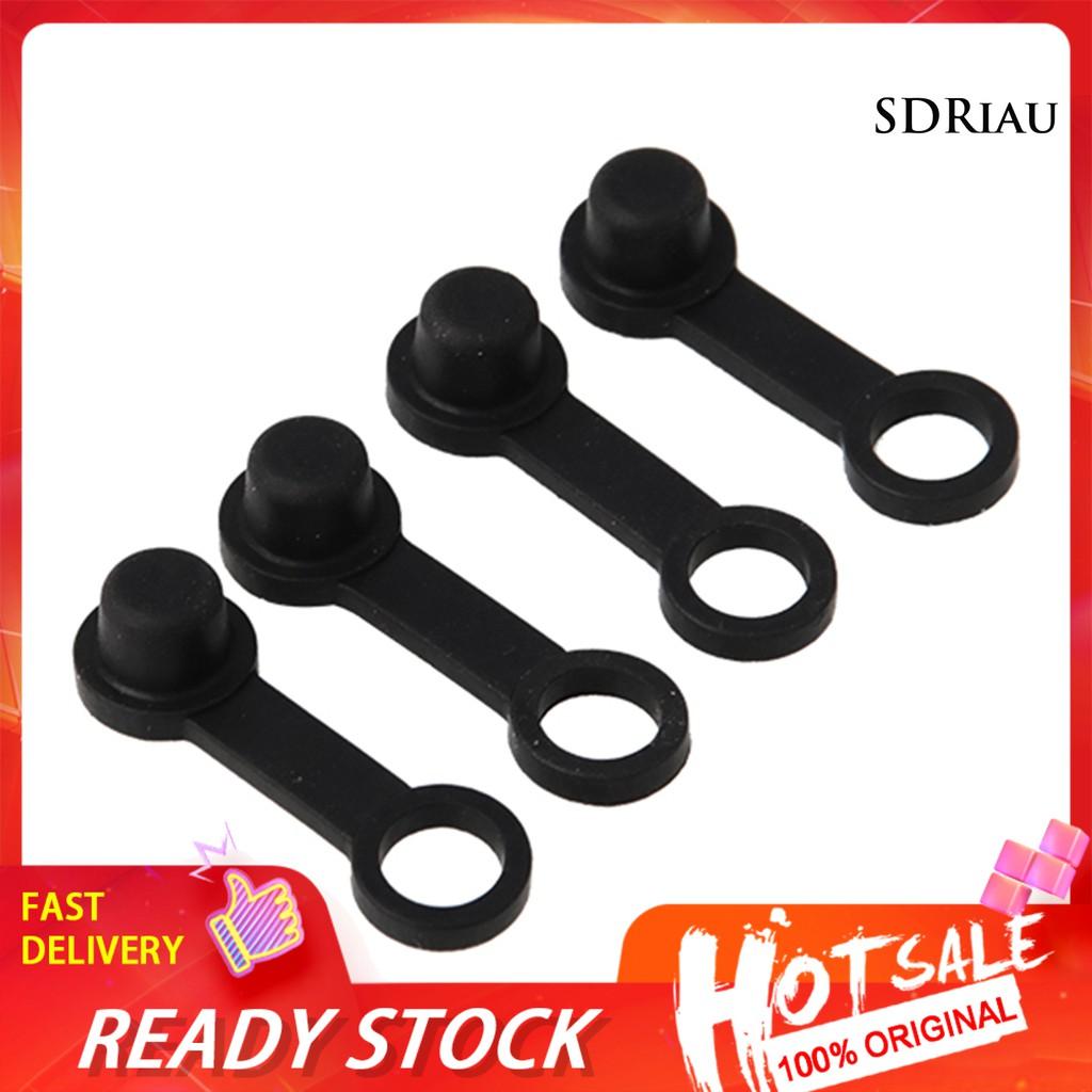 Set 4 Nắp Đậy Ống Xả Dầu Bằng Cao Su Dành Cho Xe Ô Tô / Mô Tô