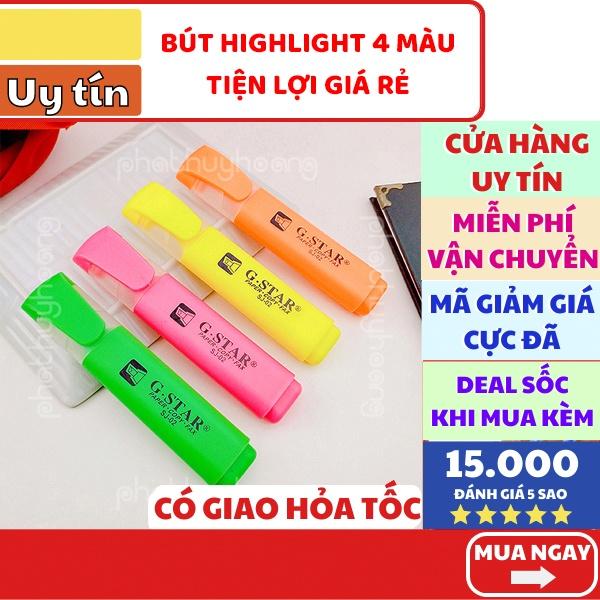 Bút dạ quang 4 màu cực đẹp (  Chọn màu )