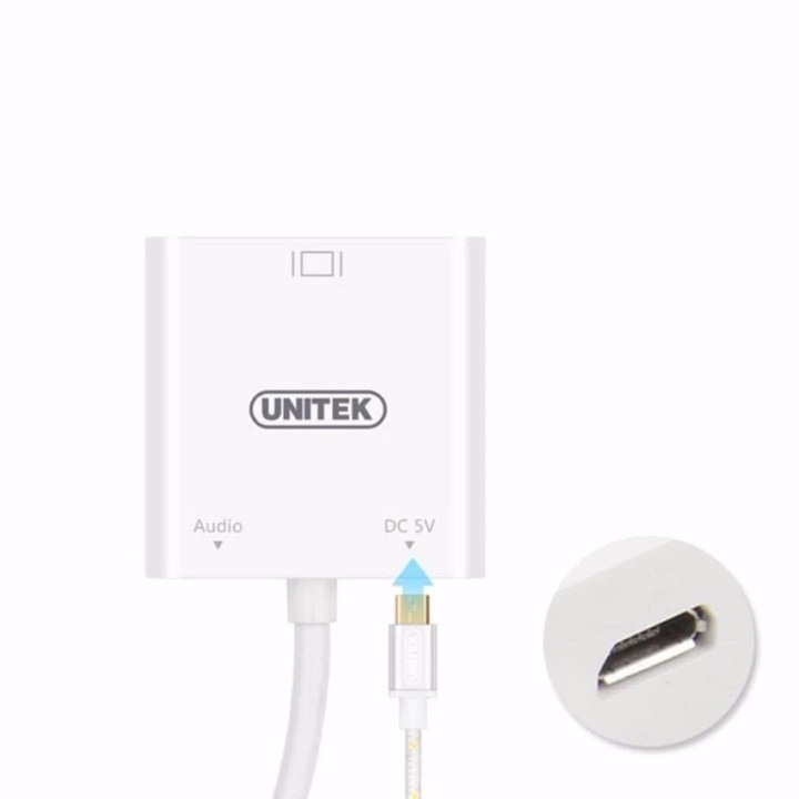 Bộ chuyển đổi Micro HDMI sang VGA Unitek Y-5322