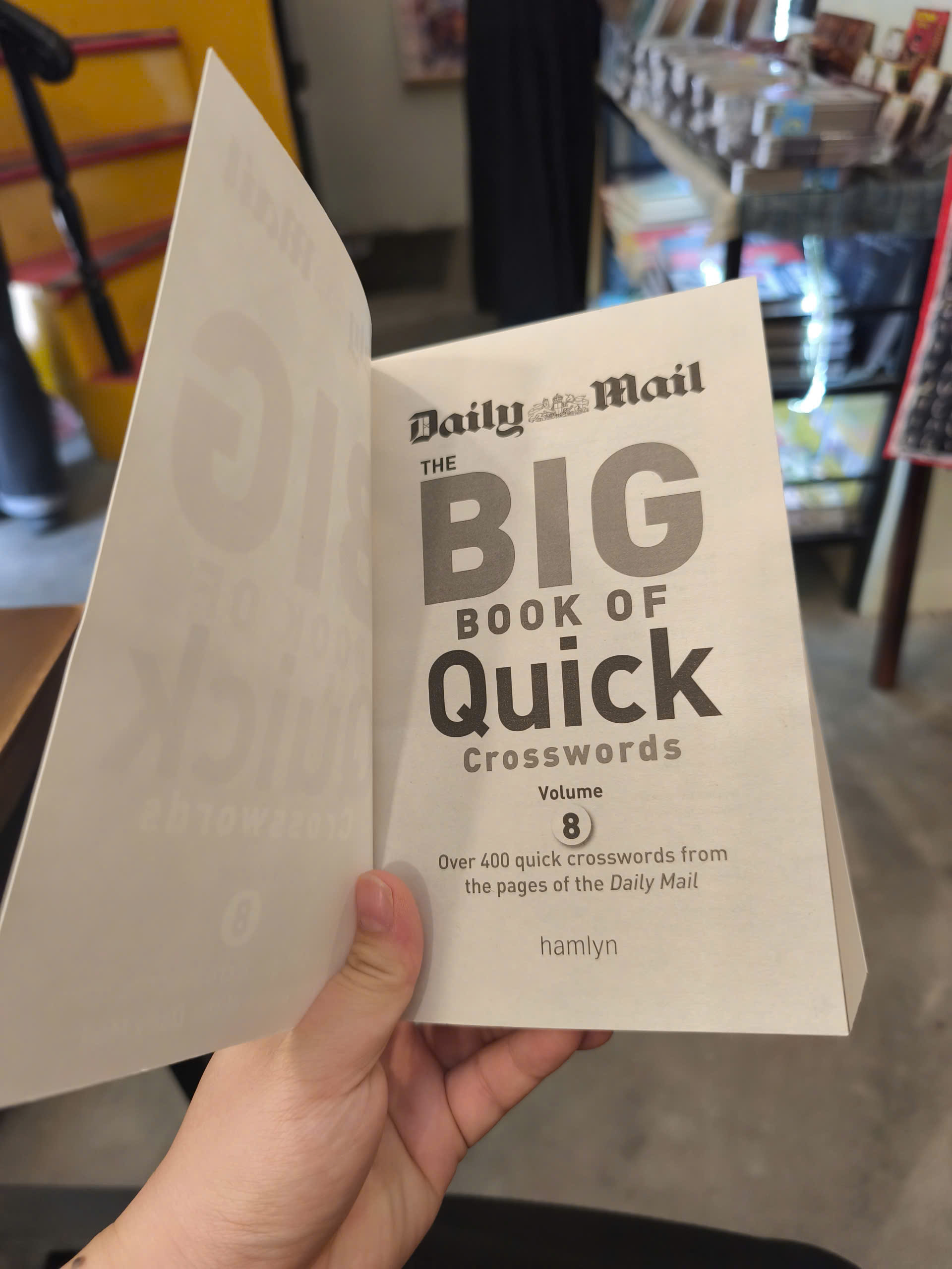 Sách - The Big Book of Quick Crosswords 8 | Games / Ngoại văn Nhập khẩu UK / Trò chơi ô chữ giải trí