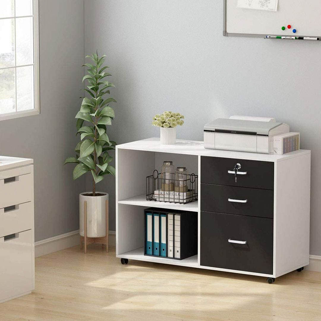 Tủ đựng hồ sơ bằng gỗ kết cấu chắc chắn SMLIFE Ponygon