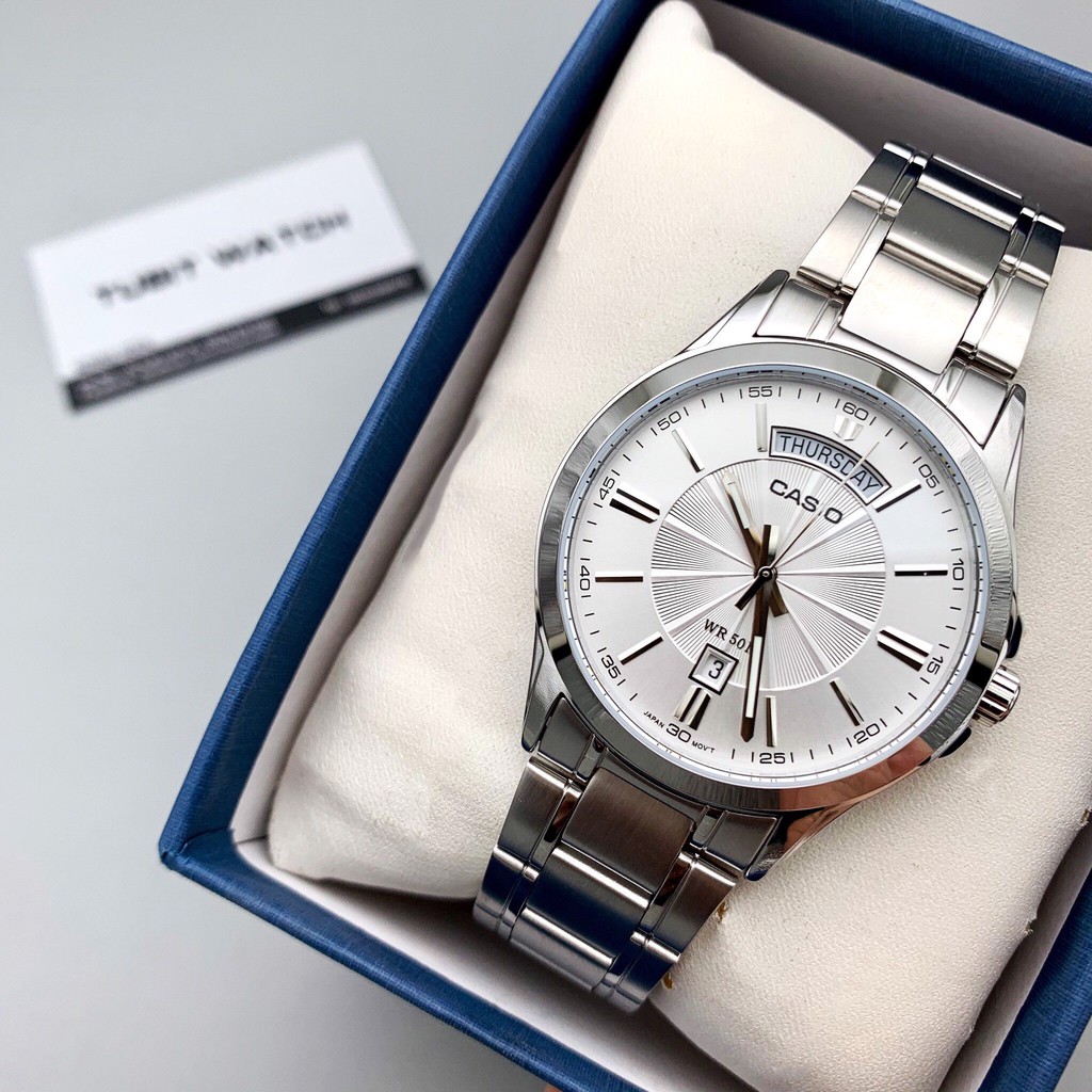 Đồng hồ nam Casio MTP-1381D-7AVDF dây kim loại