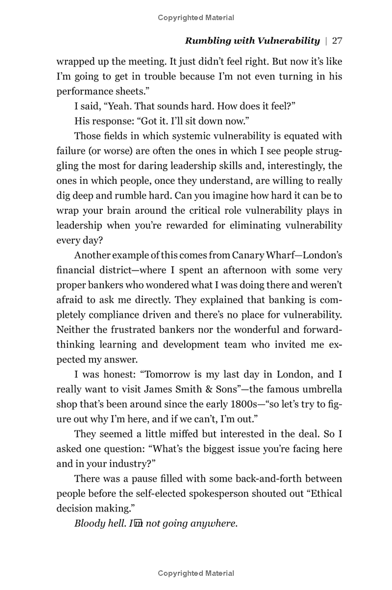 Dare to Lead : Brave Work. Tough Conversations. Whole Hearts.