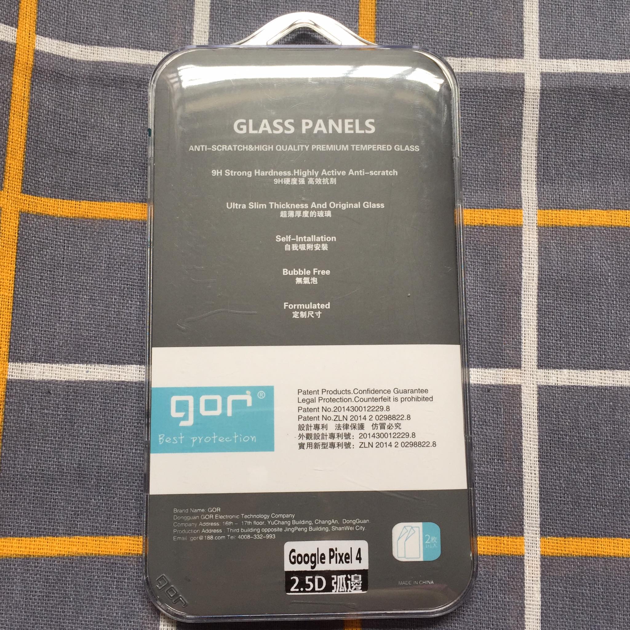 Bộ 2 Kính Cường Lực GOR cho Google Pixel 4 _ Hàng Nhập Khẩu