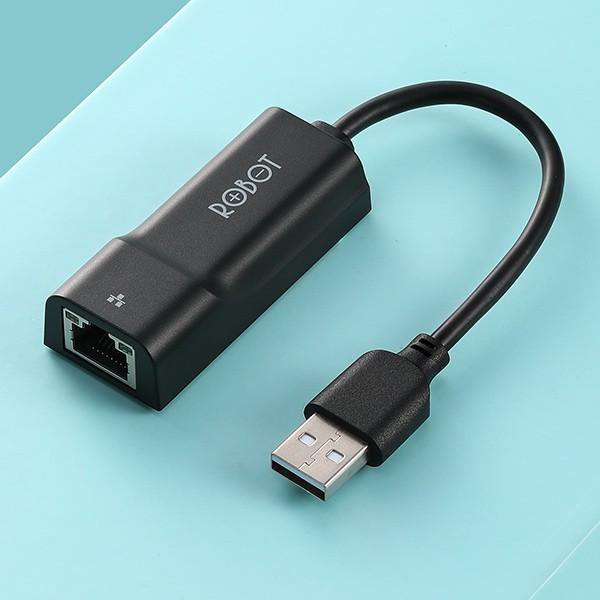 Thiết Bị Chuyển Đổi Ethernet Adapter ROBOT EA10 USB 2.0 to LAN Tốc Độ 10/100Mbps - Hàng chính hãng
