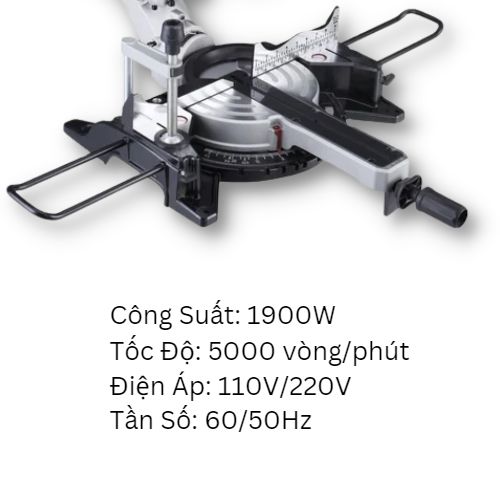Máy cắt nhôm trượt nghiêng 45° Sencan 552506
