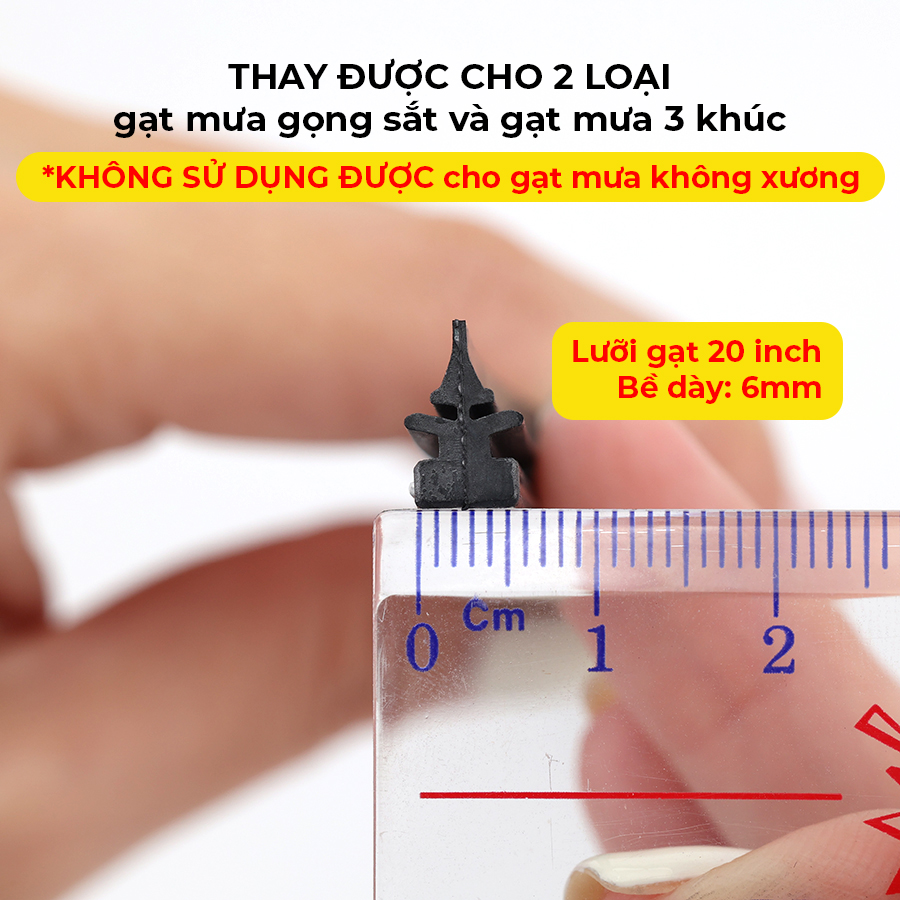 Combo 2 Lưỡi Gạt Mưa Loại A VIAIR R15